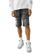 True Religion Ricky Super T Denim Shorts In Empire Dark Wash