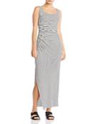 Bailey 44 Duststorm Ruched Striped Maxi Dress