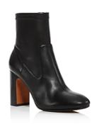 Vince Calista Leather High Heel Booties