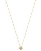 Bloomingdale's Pave Diamond Cross Pendant Necklace In 14k Yellow Gold, 0.06 Ct. T.w. - 100% Exclusive