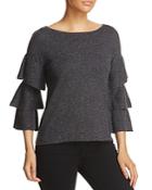 Design History Tiered-sleeve Sweater