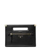 Michael Michael Kors Jane Large Leather Clutch