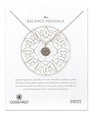 Dogeared Balance Mandala Necklace, 14
