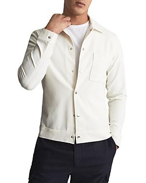 Reiss Cade Hopsack Textured Overshirt