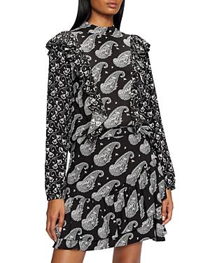 Ted Baker Tiasey Paisley Print Ruffled Blouse