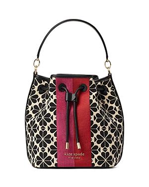 Kate Spade New York Sinch Medium Spade Flower Jacquard Bucket Bag