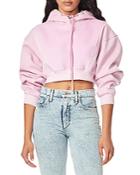 Herve By Herve Leger Paneled Bonded Pullover Hoodie
