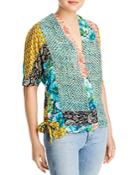 Johnny Was Ravenne Paisley Printed Top
