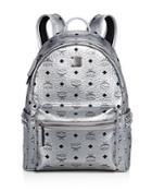 Mcm Stark Metallic Studded Backpack