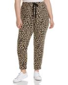 Lna Plus Brushed Leopard-print Jogger Pants
