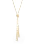 Bloomingdale's 14k Yellow Gold Cultured Freshwater Pearl Lariat Tassel Necklace, 45 - 100% Exclusive