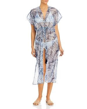 Echo Jungle Camo Longline Dress Swim Cover-up