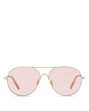 Oliver Peoples Rockmore Aviator Sunglasses, 58mm