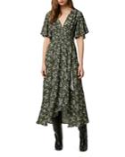 French Connection Ansa Floral-print Crepe Maxi Dress