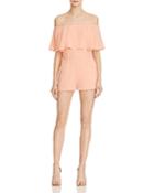 Endless Rose Ruffle Off-the-shoulder Romper - 100% Bloomingdale's Exclusive