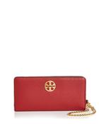Tory Burch Chelsea Pebbled Leather Wristlet
