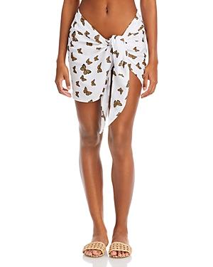 Peixoto Butterfly Print Short Sarong
