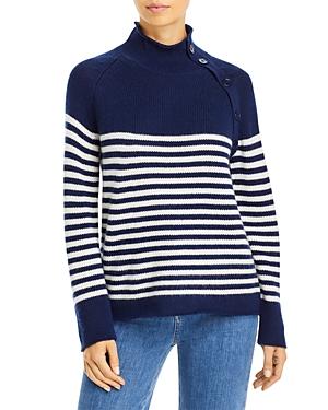 Majestic Filatures Wool & Cashmere Striped Sweater