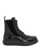 Alexander Mcqueen Hybrid Lace Up Boots