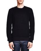 The Kooples Textured Sweater With Zip Detail