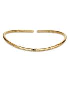 Marina B 18k Yellow Gold Trisolina Choker Necklace
