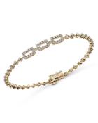 Bloomingdale's Diamond Station Bracelet In 14k Yellow Gold, 1.0 Ct. T.w. - 100% Exclusive