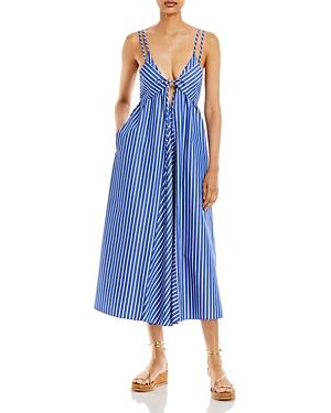 Rebecca Taylor Marseille Striped Cotton Dress