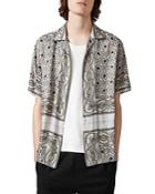 Allsaints Sinaloa Short Sleeve Relaxed Fit Button Front Shirt