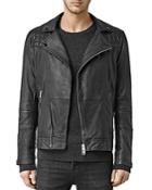 Allsaints Kushiro Leather Slim Fit Moto Jacket