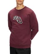 Ted Baker Distort Mib Cotton Varsity Applique Sweatshirt