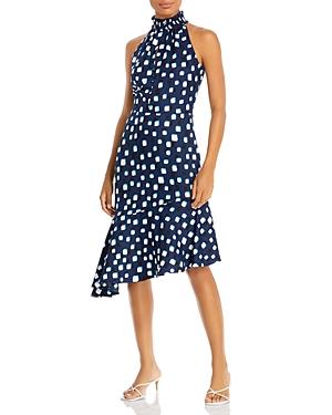 Karl Lagerfeld Paris Square Dotted Dress