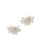 Bloomingdale's Diamond Starburst Stud Earrings In 14k Yellow Gold - 100% Exclusive
