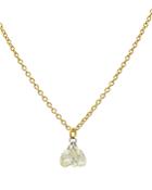 Gurhan 24k/22k/18k Yellow Gold & Platinum Diamond Briolette Pendant Necklace, 16-18