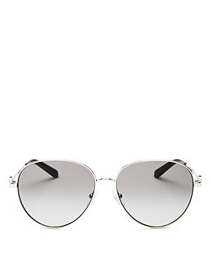 Tory Burch Women's Aviator Sunglasses, 56mm