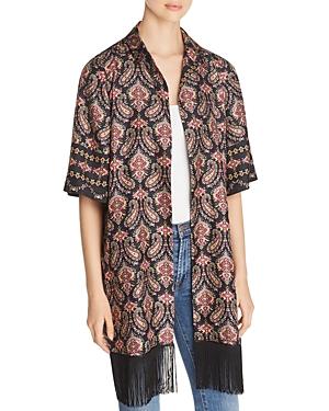Kobi Halperin Jaycee Paisley-silk Kimono Jacket