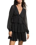 Michael Michael Kors Clip Dot Tiered Dress