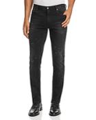 Belstaff Westering Straight Slim Fit Jeans In Washed Black