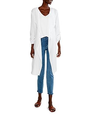 Nic + Zoe Double Gauze Open Front Sweater