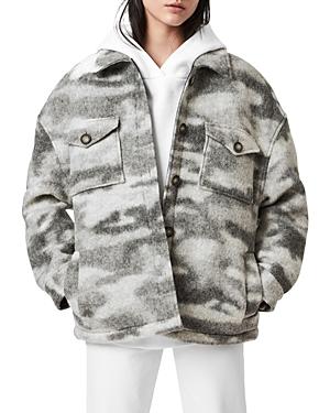 Allsaints Fenix Camouflage Print Jacket