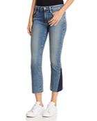 Frame Le Crop Mini Boot Gusset Raw Edge Jeans In Austin