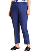 Marina Rinaldi Regione Linen Slim Straight Trousers