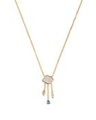 Kate Spade New York Wishes Cubic Zirconia & Mother Of Pearl Cloud Pendant Necklace, 17-20
