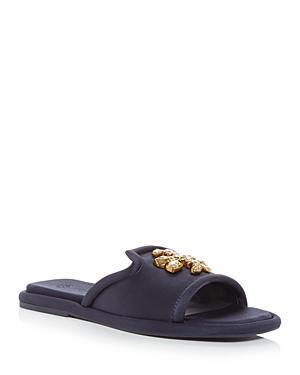 Tory Burch Women's Embellished Logo Slide Sandals
