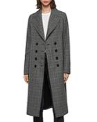 Allsaints Blair Double-breasted Check Coat