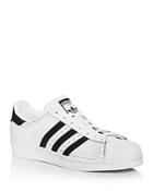 Adidas Superstar Scored Leather Lace Up Sneakers