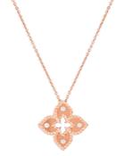 Roberto Coin 18k Rose Gold Venetian Princess Diamond Pendant Necklace, 18