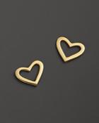 Roberto Coin 18k Yellow Gold Heart Earrings