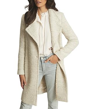 Reiss Dahlia Boucle Wrap Coat