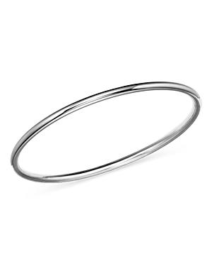 Bloomingdale's Polished Bangle In 14k White Gold - 100% Exclusive