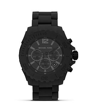 Michael Kors Silicone Drake Watch, 48mm